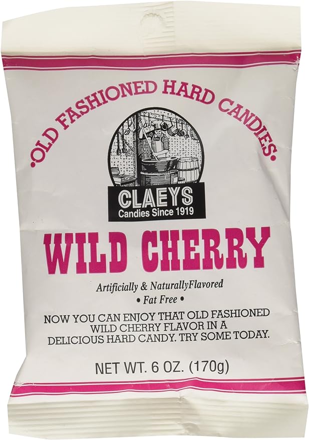 Claeys Wild Cherry Candies - Old Fashioned