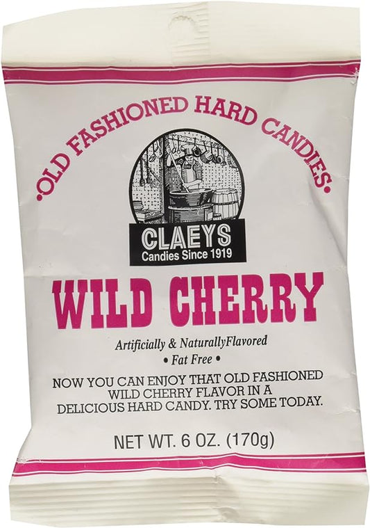 Claeys Wild Cherry Candies - Old Fashioned